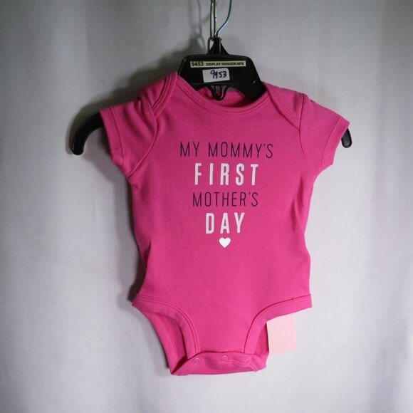 Baby...My Mommy's First Mother's Day Pink Bodysuit 6mts Carters - Picture 1 of 4